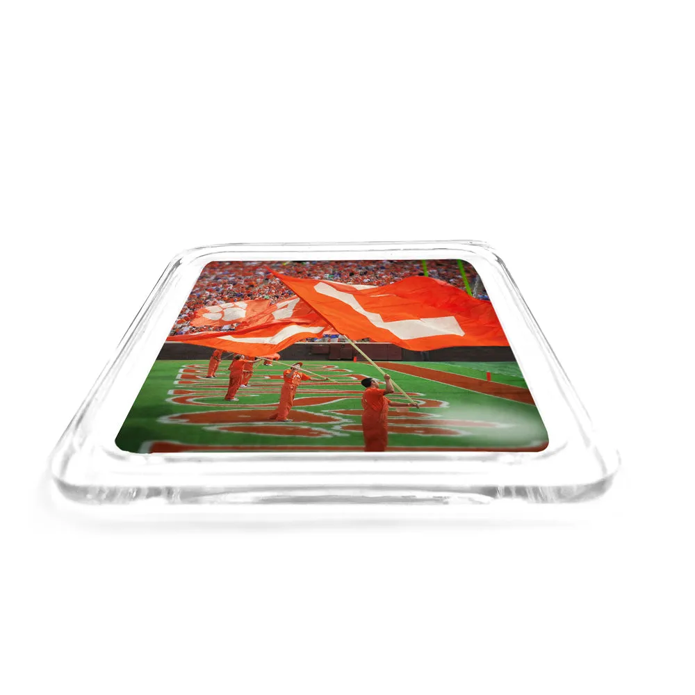 Clemson Tigers - Clemson Score! Drink Coaster