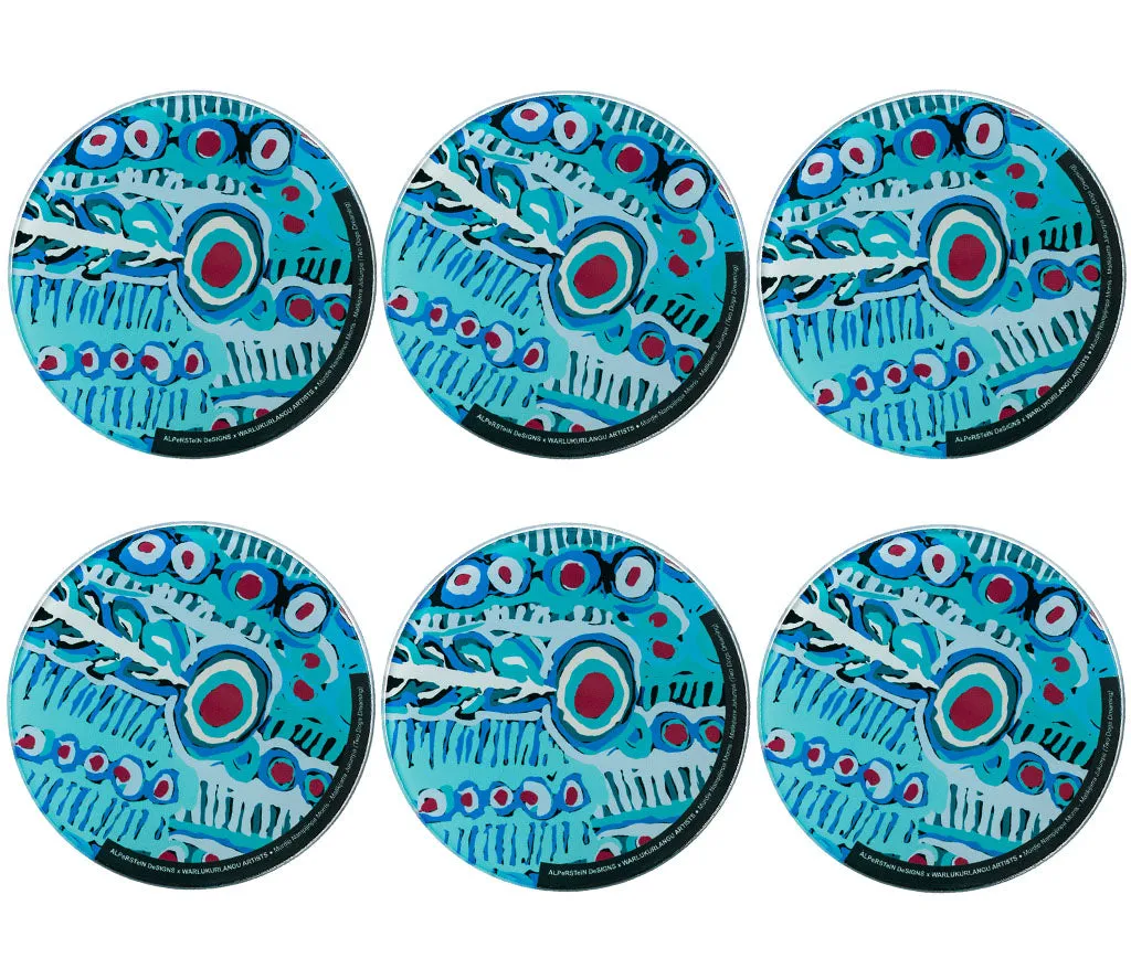 Murdie Morris Glass Coaster Set